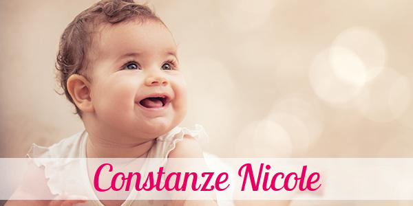 Namensbild von Constanze Nicole auf vorname.com