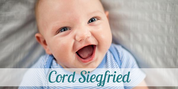 Namensbild von Cord Siegfried auf vorname.com