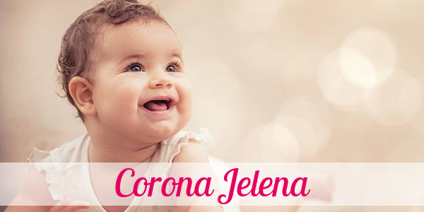 Namensbild von Corona Jelena auf vorname.com