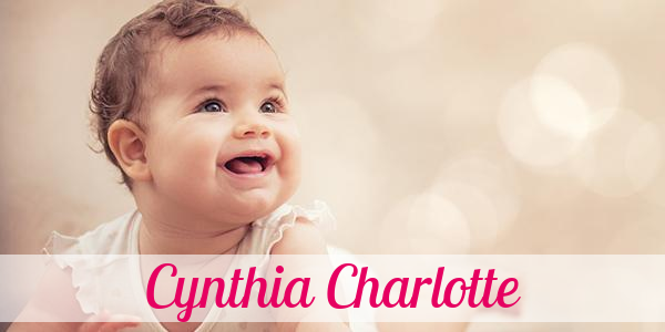 Namensbild von Cynthia Charlotte auf vorname.com