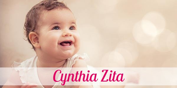 Namensbild von Cynthia Zita auf vorname.com