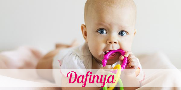 Namensbild von Dafinya auf vorname.com
