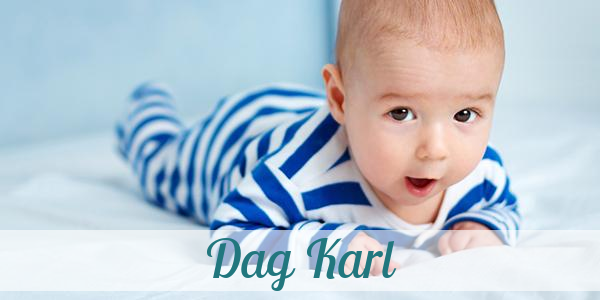 Namensbild von Dag Karl auf vorname.com