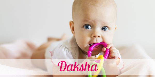 Namensbild von Daksha auf vorname.com