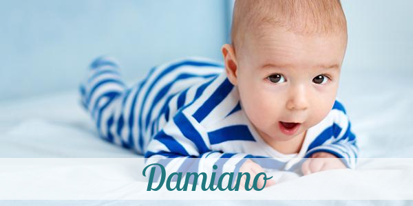 Namensbild von Damiano auf vorname.com