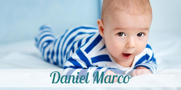 Namensbild von Daniel Marco auf vorname.com