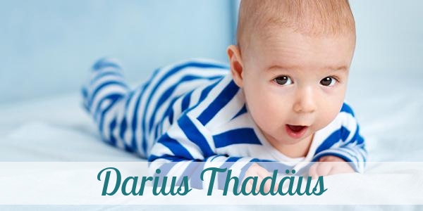 Namensbild von Darius Thadäus auf vorname.com