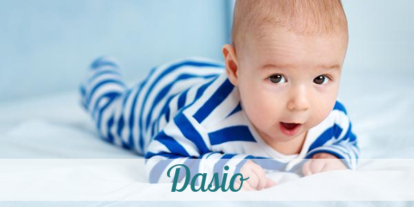 Namensbild von Dasio auf vorname.com