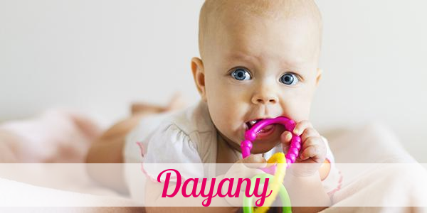Namensbild von Dayany auf vorname.com