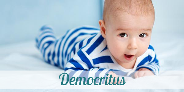 Namensbild von Democritus auf vorname.com