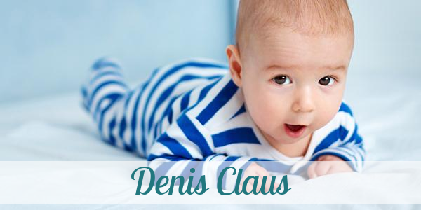 Namensbild von Denis Claus auf vorname.com