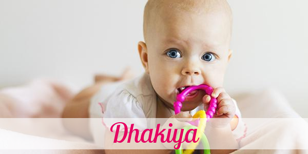 Namensbild von Dhakiya auf vorname.com