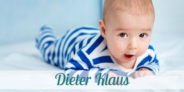 Namensbild von Dieter Klaus auf vorname.com