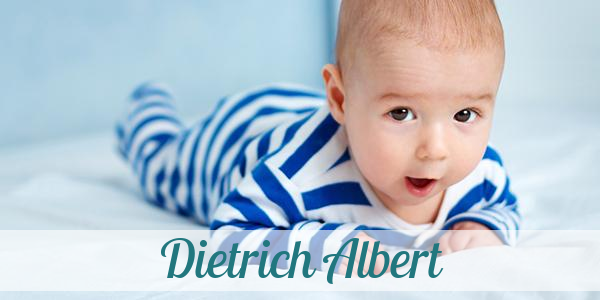 Namensbild von Dietrich Albert auf vorname.com