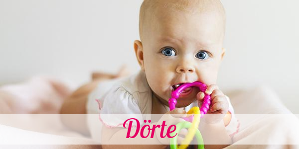 Namensbild von Dörte auf vorname.com