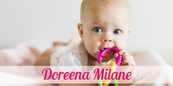 Namensbild von Doreena Milane auf vorname.com