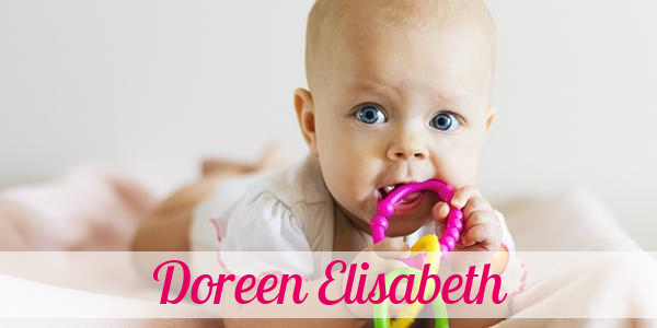 Namensbild von Doreen Elisabeth auf vorname.com