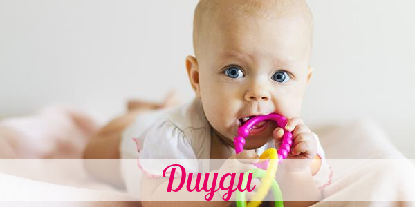 Namensbild von Duygu auf vorname.com