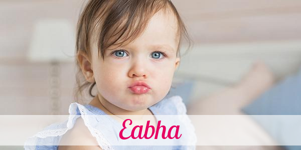 Namensbild von Eabha auf vorname.com