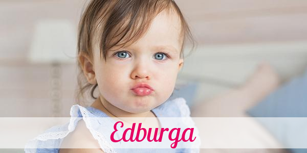 Namensbild von Edburga auf vorname.com
