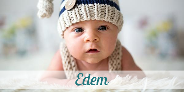 Namensbild von Edem auf vorname.com