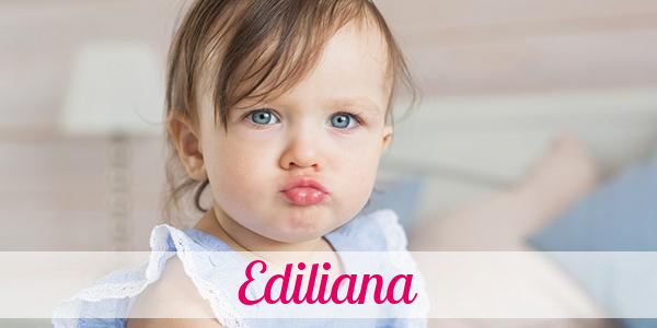 Namensbild von Ediliana auf vorname.com
