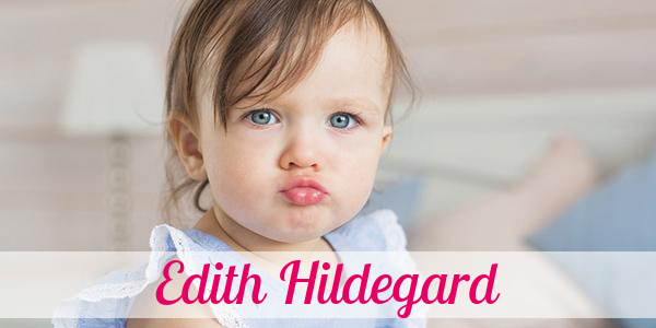 Namensbild von Edith Hildegard auf vorname.com