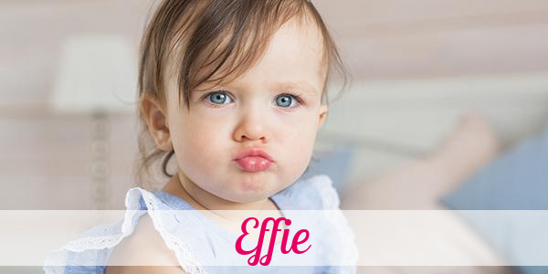Namensbild von Effie auf vorname.com