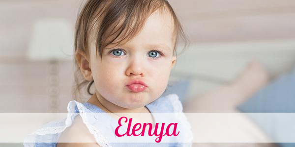 Namensbild von Elenya auf vorname.com