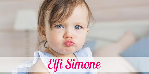 Namensbild von Elfi Simone auf vorname.com