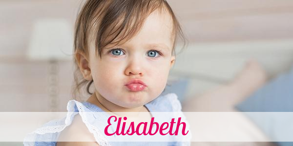 Namensbild von Elisabeth auf vorname.com