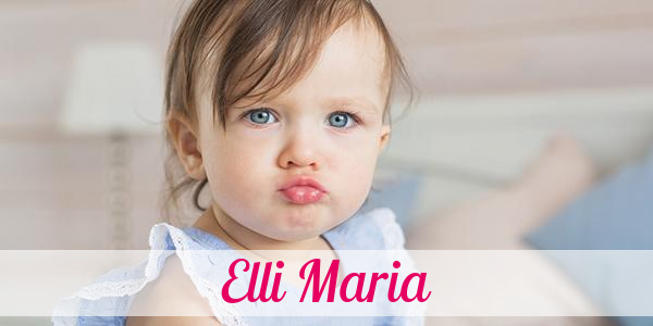 Namensbild von Elli Maria auf vorname.com