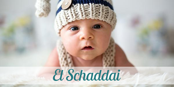Namensbild von El Schaddai auf vorname.com