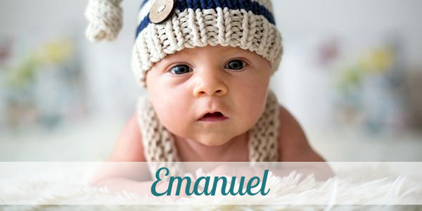 Namensbild von Emanuel auf vorname.com