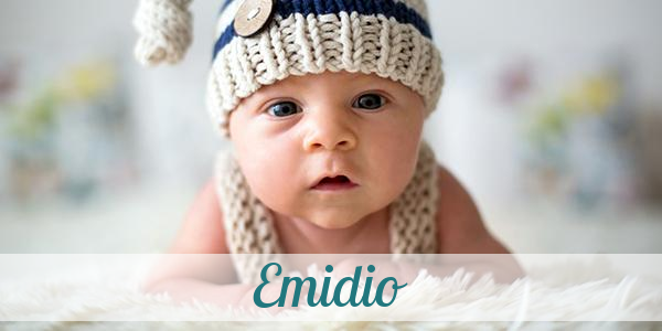 Namensbild von Emidio auf vorname.com