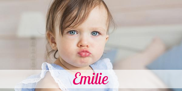 Namensbild von Emilie auf vorname.com