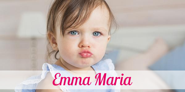 Namensbild von Emma Maria auf vorname.com