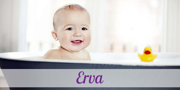 Namensbild von Erva auf vorname.com