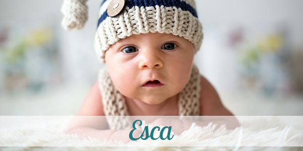 Namensbild von Esca auf vorname.com