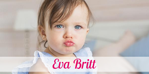 Namensbild von Eva Britt auf vorname.com