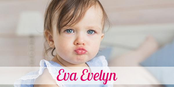 Namensbild von Eva Evelyn auf vorname.com
