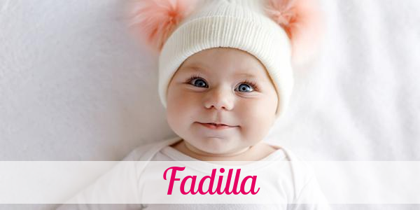 Namensbild von Fadilla auf vorname.com