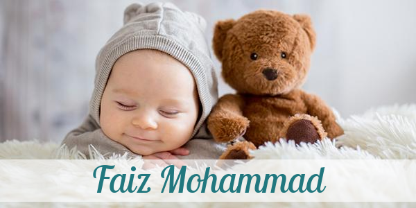 Namensbild von Faiz Mohammad auf vorname.com