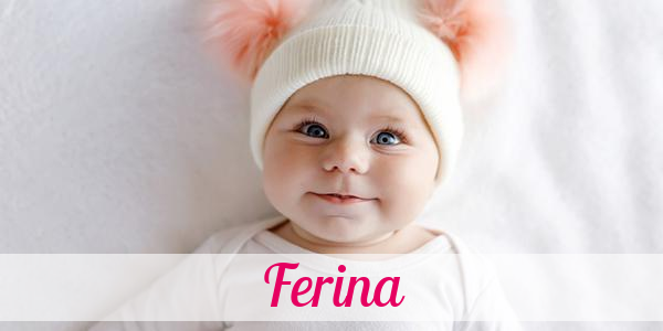 Namensbild von Ferina auf vorname.com