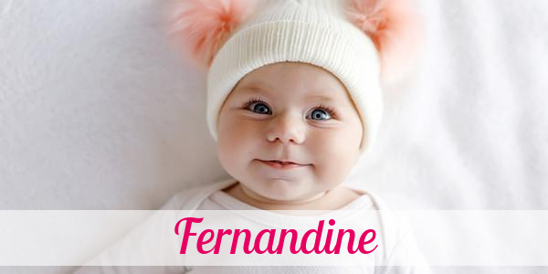 Namensbild von Fernandine auf vorname.com