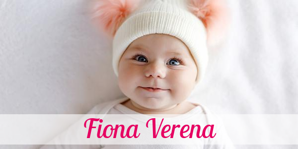 Namensbild von Fiona Verena auf vorname.com
