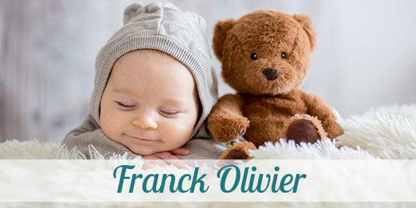 Namensbild von Franck Olivier auf vorname.com