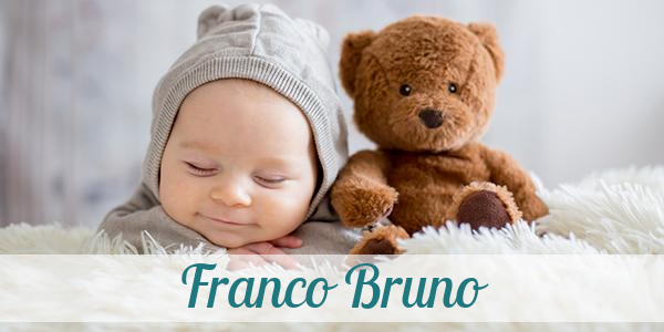 Namensbild von Franco Bruno auf vorname.com