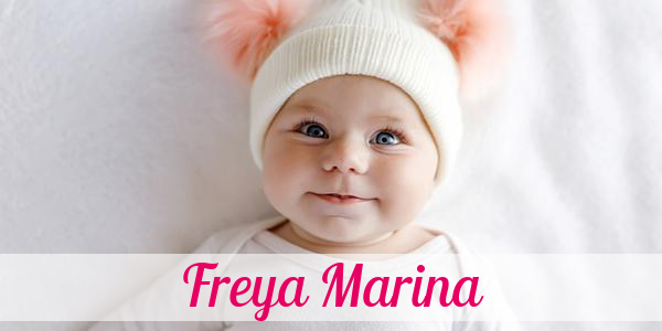 Namensbild von Freya Marina auf vorname.com