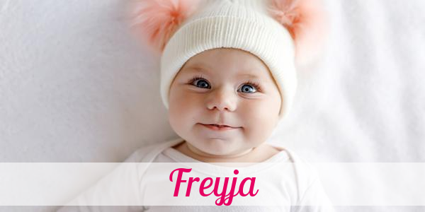 Namensbild von Freyja auf vorname.com